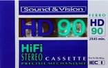 Compact Cassette Sound and Vision HD 90 Type I Normal 1985 Netherlands