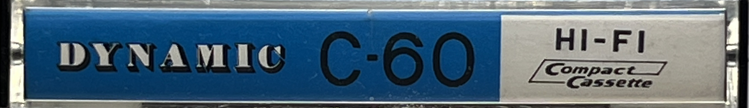 Compact Cassette Dynamic 60 Type I Normal Hong Kong