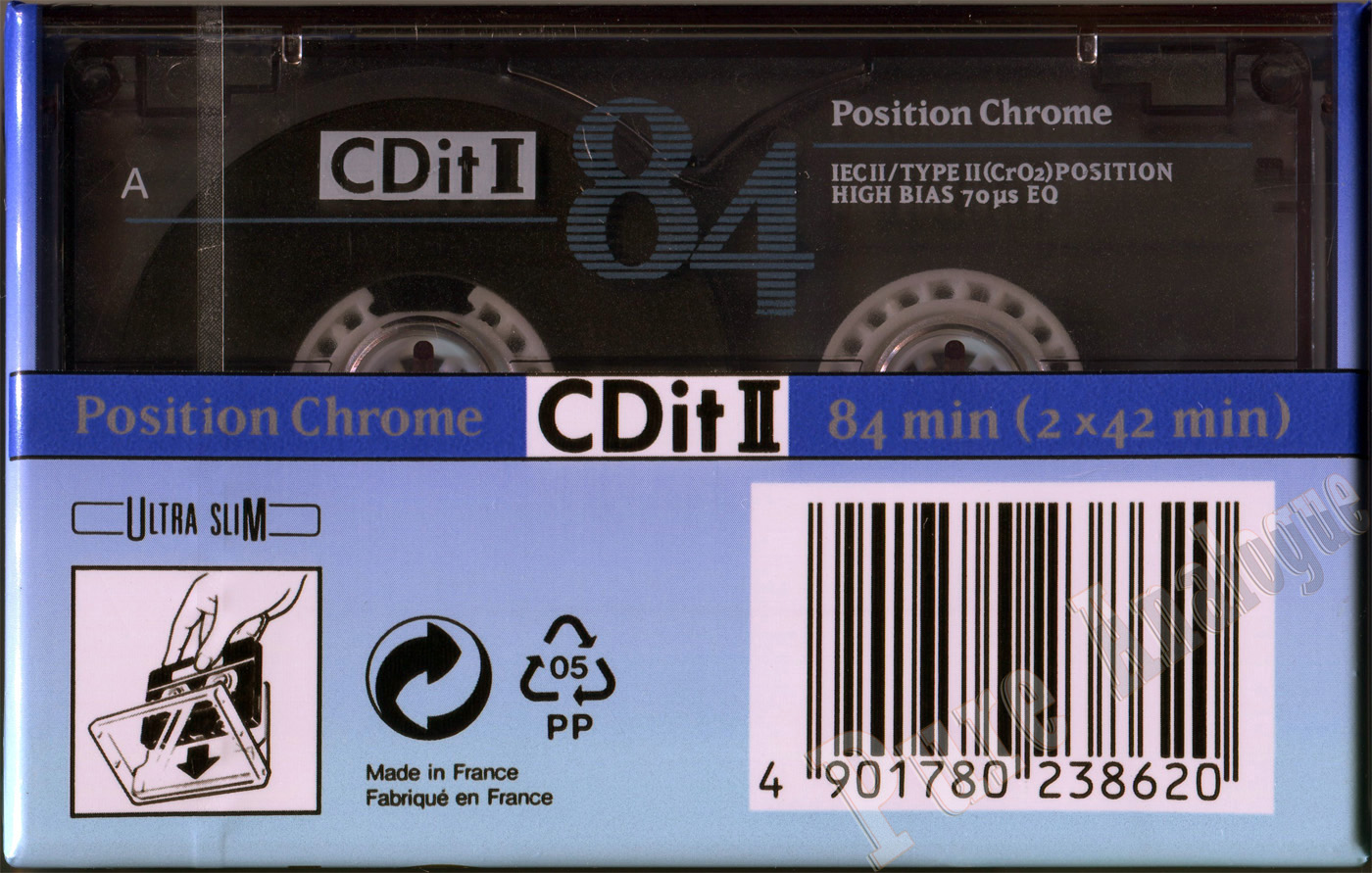 Compact Cassette: Sony  - CDit II 84