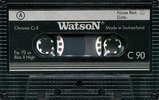 Compact Cassette Watson 90 Type II Chrome 1982 Europe