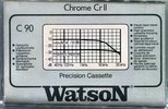 Compact Cassette Watson 90 Type II Chrome 1982 Europe