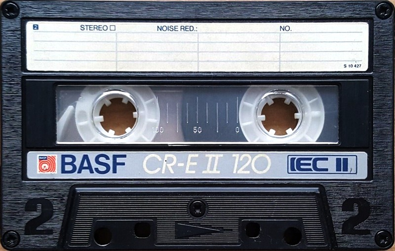 Compact Cassette BASF Chromdioxid Extra II 120 "CR-E II" Type II Chrome 1985 Europe