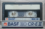 Compact Cassette BASF Chromdioxid Extra II 120 "CR-E II" Type II Chrome 1985 Europe