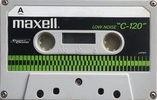 Compact Cassette Maxell 120 Type I Normal 1970 Worldwide