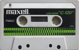 Compact Cassette Maxell 120 Type I Normal 1970 Worldwide