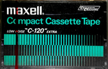 Compact Cassette Maxell 120 Type I Normal 1970 Worldwide