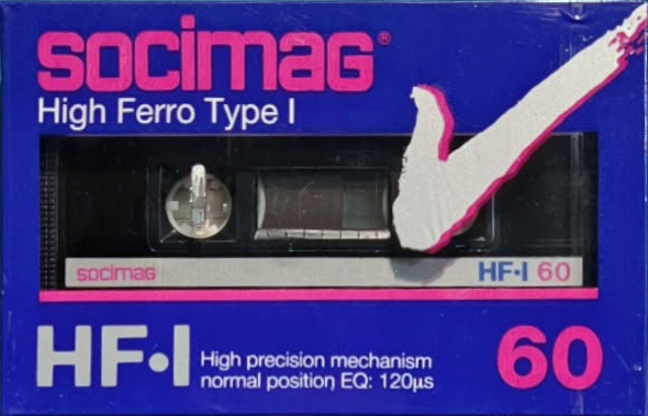 Compact Cassette Socimag HF-I 60 Type I Normal Europe