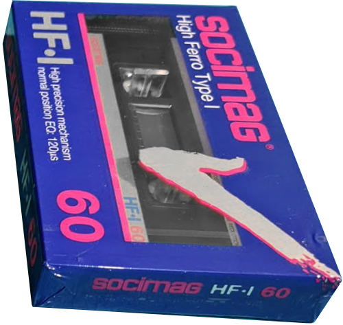 Compact Cassette Socimag HF-I 60 Type I Normal Europe