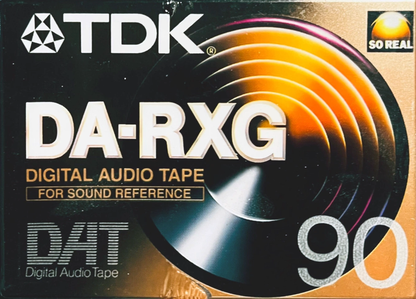 Digital Audio Tape TDK DA-RXG 90 "DA-RXG90EC" Type IV Metal 1996 Europe