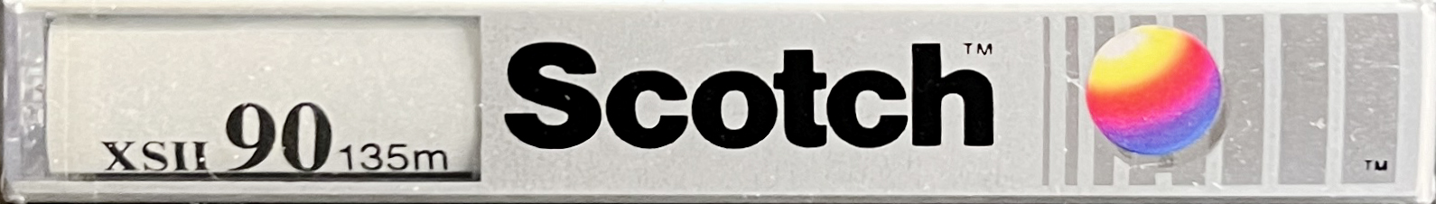Compact Cassette Scotch XS II 90 Type II Chrome 1988 Worldwide