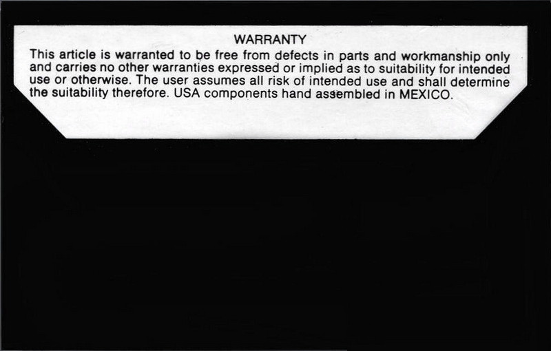 Compact Cassette Certron LN 90 Type I Normal 1978 USA