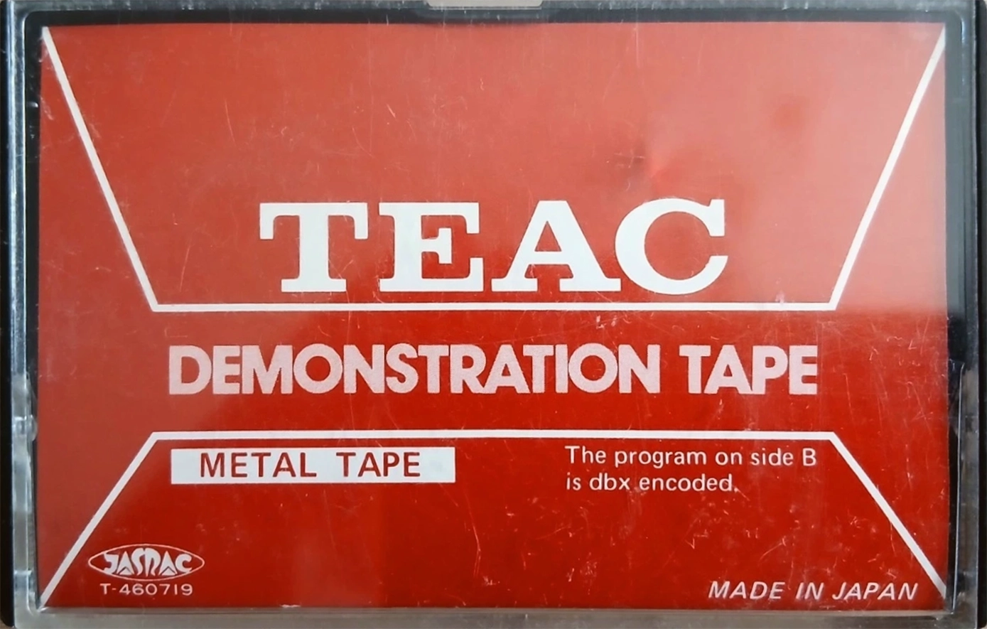 Compact Cassette Teac "T-460719" Demonstration Tape Japan
