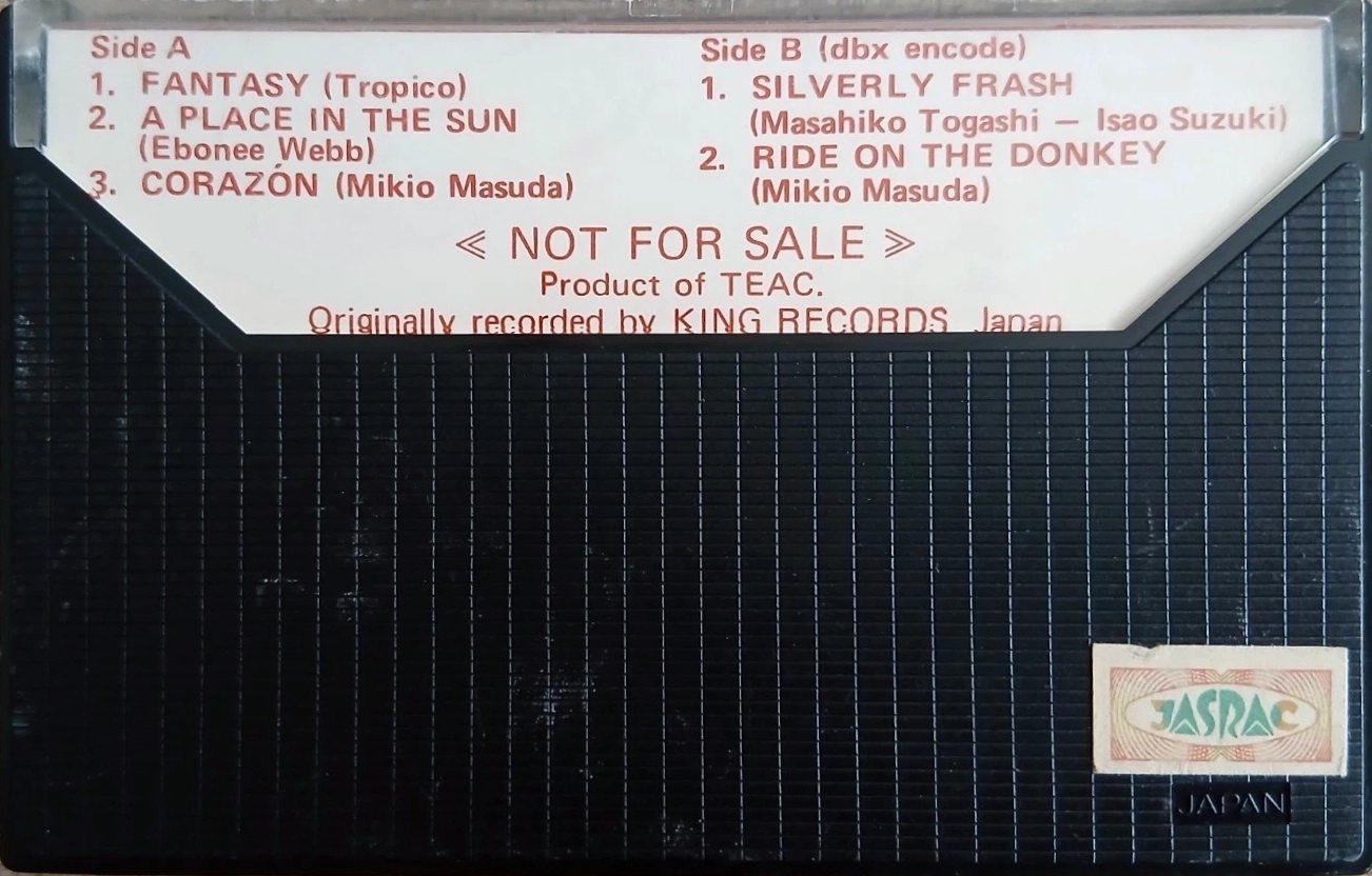 Compact Cassette Teac "T-460719" Demonstration Tape Japan