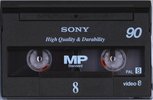 Video8, Hi8, Digital8 Sony MP 90 "Video8 P5-90MP3" Type I Normal 1999 Worldwide