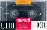 Compact Cassette Maxell UDII / UD2 100 Type II Chrome 1989 USA