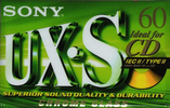 Compact Cassette Sony UX-S 60 Type II Chrome 2000 Worldwide