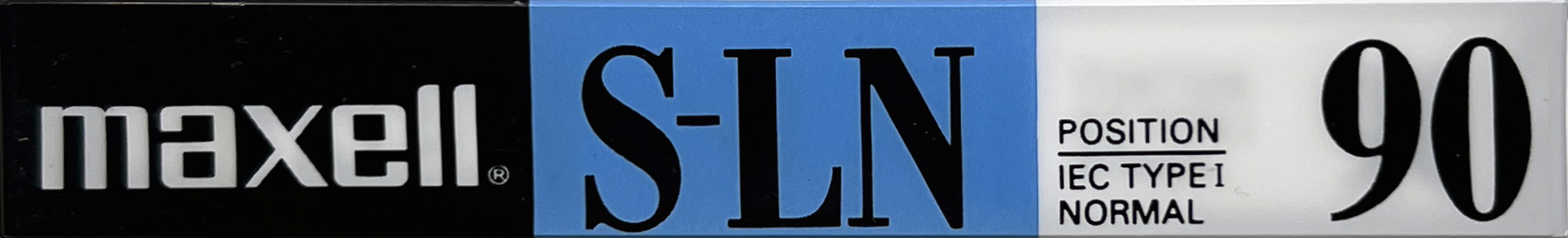 Compact Cassette Maxell S-LN 90 Type I Normal 1992 Europe