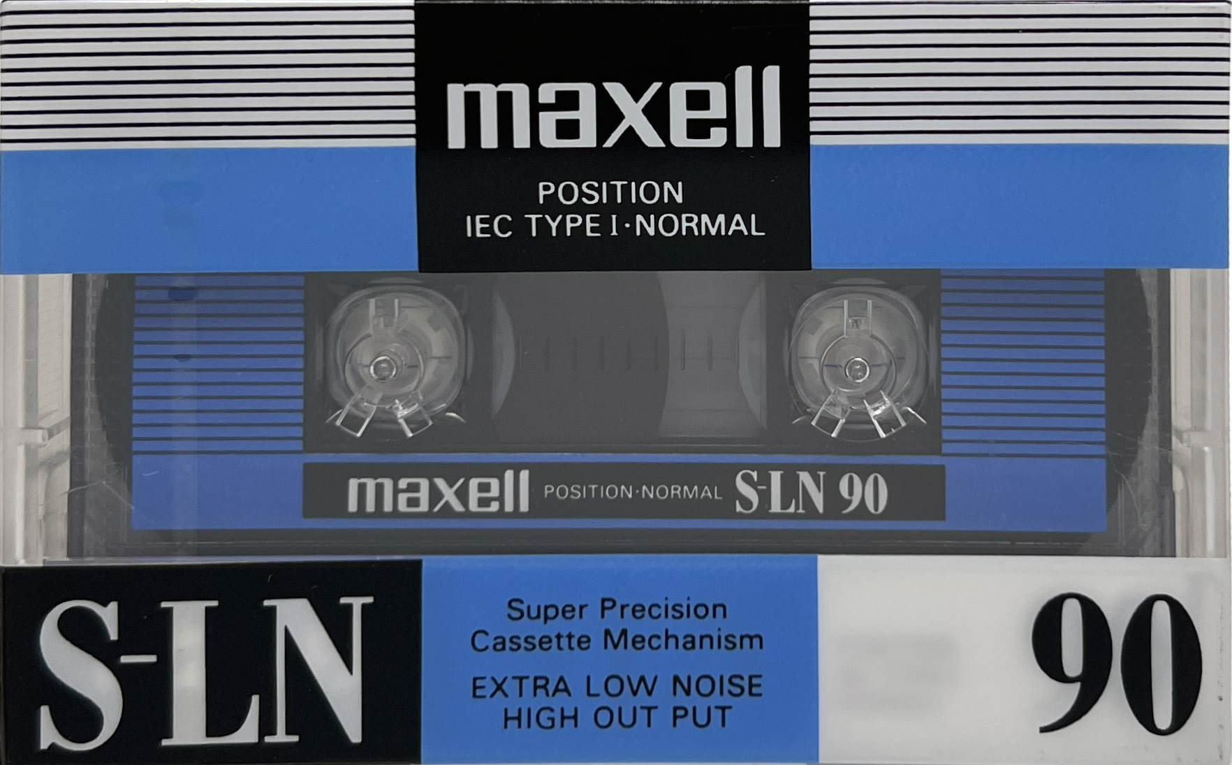 Compact Cassette Maxell S-LN 90 Type I Normal 1992 Europe