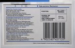 Compact Cassette Maxell S-LN 90 Type I Normal 1992 Europe