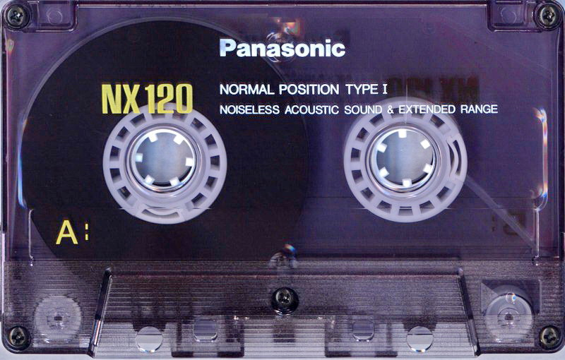 Compact Cassette Panasonic NX 120 "RT-NX120" Type I Normal 1989 Japan