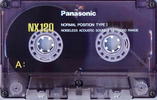 Compact Cassette Panasonic NX 120 "RT-NX120" Type I Normal 1989 Japan