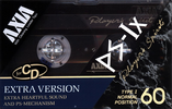 Compact Cassette AXIA PS-Ix 60 "PS-1x60" Type I Normal 1989 Japan