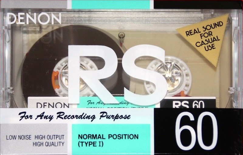 Compact Cassette Denon RS 60 Type I Normal 1990 Japan