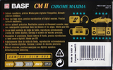 Compact Cassette BASF CM II Chrome Maxima 60 Type II Chrome 1995 Europe