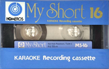 Compact Cassette Homeros My Short 16 "Karaoke Recording cassette" Type I Normal 1985 Japan