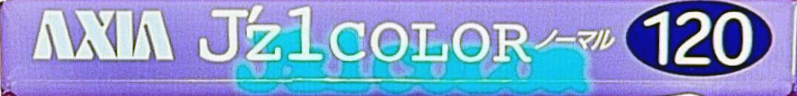 Compact Cassette AXIA J`z 1 Color 120 "JZ1J 120" Type I Normal 2001 Japan