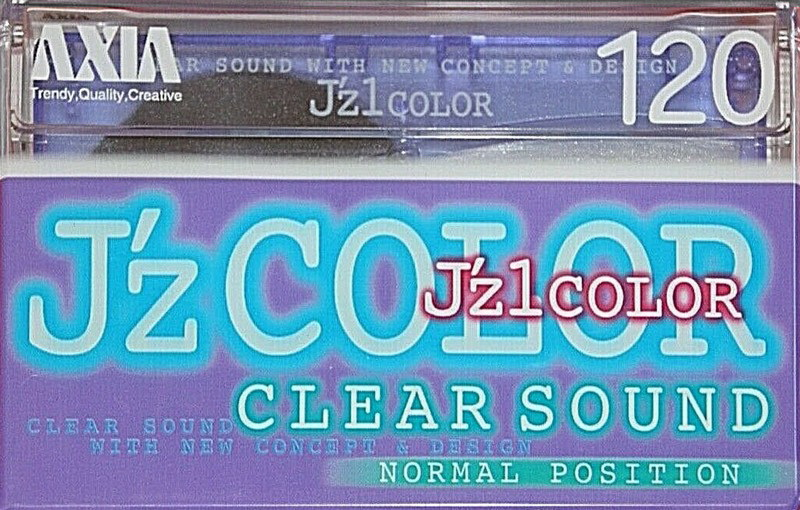 Compact Cassette AXIA J`z 1 Color 120 "JZ1J 120" Type I Normal 2001 Japan
