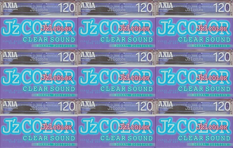 Compact Cassette: FUJI AXIA - J`z 1 Color 120