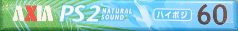 Compact Cassette AXIA PS-II / PS-2 60 "PS2Q 60" Type II Chrome 2002 Japan