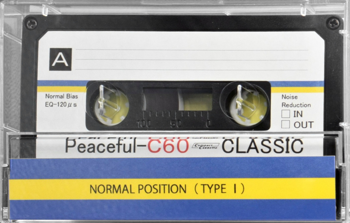 Compact Cassette Classic Pf / Peaceful 60 Type I Normal 2022 Worldwide