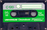 Compact Cassette Universum 120 Type II Chrome 1977 Europe