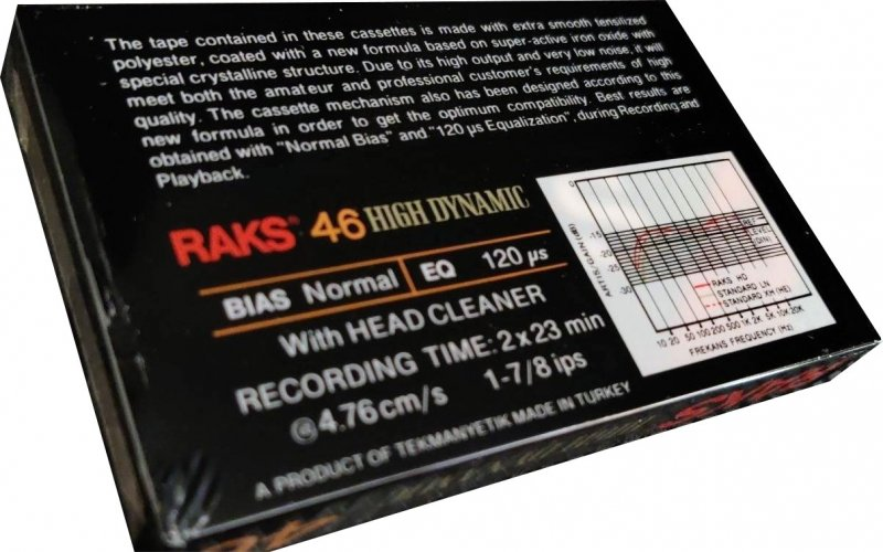 Compact Cassette: RAKS  - High Dynamic 46