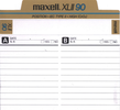Compact Cassette Maxell XLII 90 Type II Chrome 1986 USA