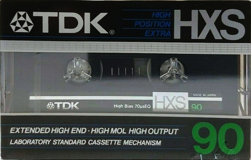 Compact Cassette TDK HX-S 90 Type II Chrome 1984 Australia, Europe