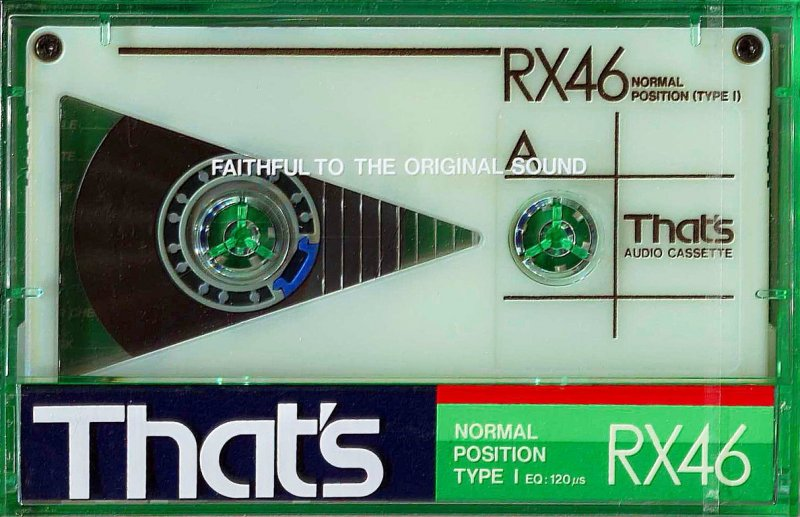 Compact Cassette Thats RX 46 Type I Normal 1984 Japan