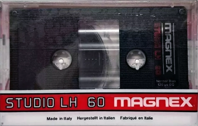Compact Cassette Magnex Studio LH 60 Type I Normal 1985 Europe