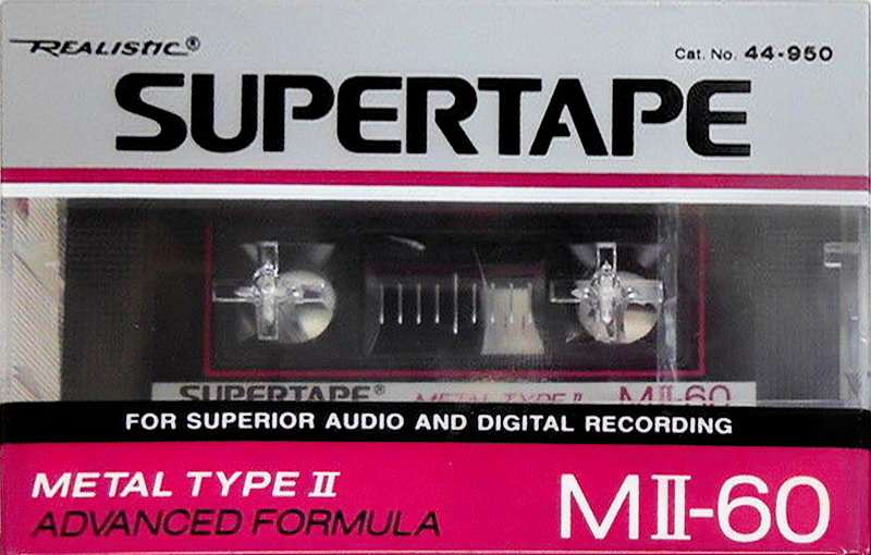 Compact Cassette: Unknown SUPERTAPE - MII 60