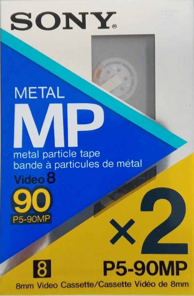 2 pack Sony MP 90 "P5-90MP" Type IV Metal 1987 Europe