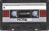 Compact Cassette Nora 60 Type I Normal 1989 Turkey