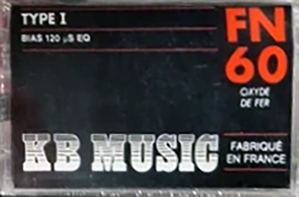 Compact Cassette KB Music FN 60 Type I Normal France