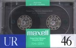Compact Cassette Maxell UR 46 Type I Normal 1988 Europe