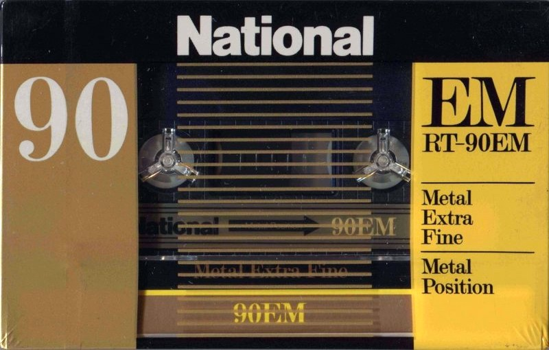 Compact Cassette National EM 90 "RT-90EM" Type IV Metal 1982 Japan