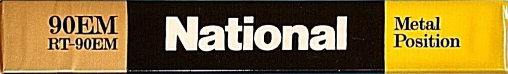 Compact Cassette National EM 90 "RT-90EM" Type IV Metal 1982 Japan
