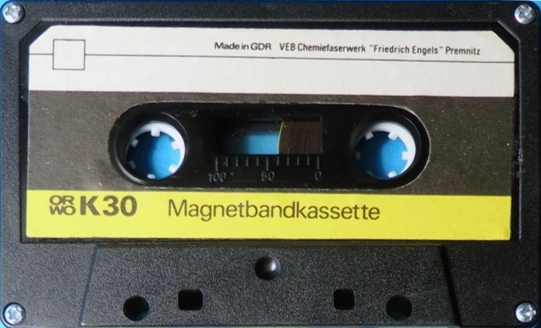 Compact Cassette ORWO 30 Type I Normal 1985 East Germany