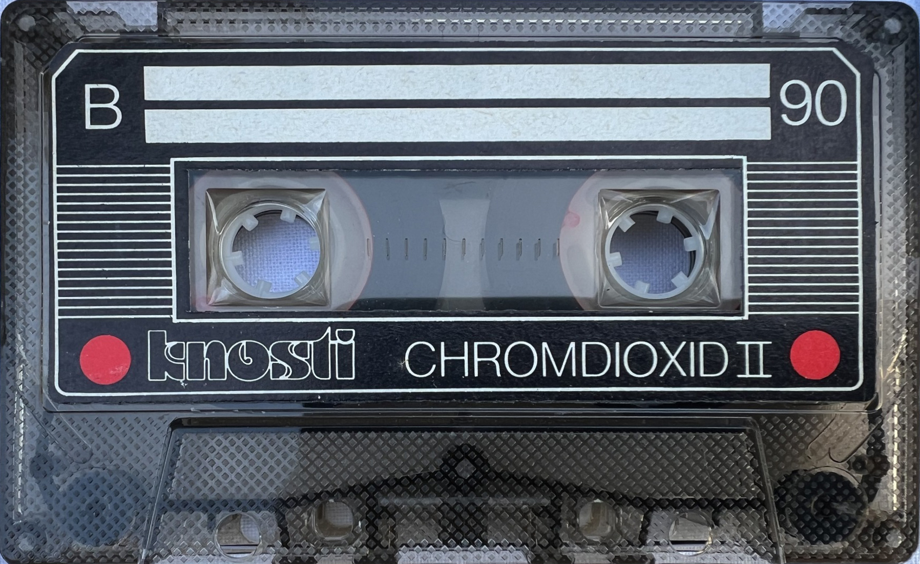 Compact Cassette Knosti 60 Type II Chrome Germany
