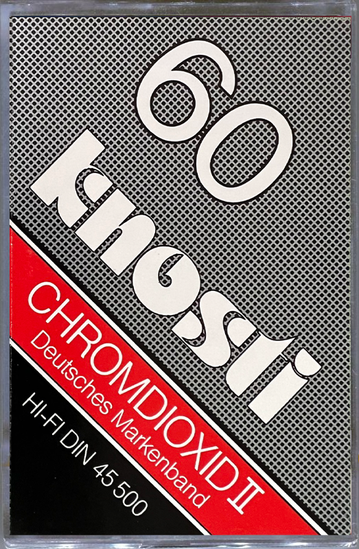 Compact Cassette Knosti 60 Type II Chrome Germany